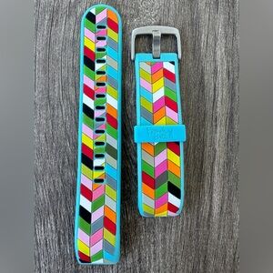 FRENCH BULL Silicone Replacement Band for Fitbit Charge 2 | Blue Ziggy atyle